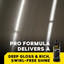 Meguiar's M205 Mirror Glaze Ultra Finishing Polish, Easy-to-Use Formula for Impeccable Shine, Multiple Ways to Apply Mirror Glaze, Removes Defects and Swirls for a High Gloss, 32 Oz Container