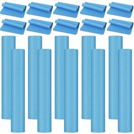 Paquete de 10 esterillas de yoga a granel, 68 x 24 x 4mm de espesor Esterillas de yoga para nios y adultos, paquete de esterillas de gimnasio, libres 