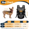 YUDODO Dog Backpack Carrier with Adjustable Safety Buckle Easy-fit Pet