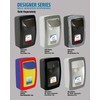 Designer Series SS001WH32 Manual Wall Mount Dispenser, Plastic, 1250 mL,