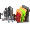 Simple Houseware Kitchen Cabinet Pantry and Bakeware Organizer Rack Holder,