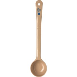 Carlisle FoodService Products Measure Miser Plastic Solid Spoon, Measuring Spoon with Long Handle for Kitchens, 3 Ounces, Beige