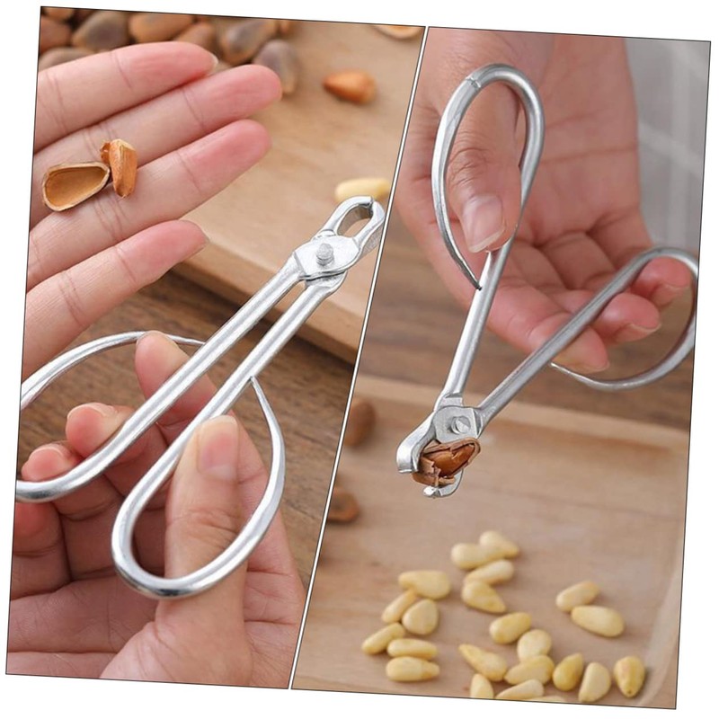 LIFKOME Stainless Steel Nut Opener Lever Fast Effortless for Pine