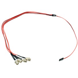 Apex RC Products 4 LED Headlight/Taillight Kit w/ Bezels - Universal for 1/10 Scale RC Models 9012