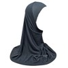 Girls Jersey Hijab instant headscarf cotton viscose plain Amira, readymade