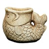 Classic Home and Garden 260023-C147 Largemouth Bass Succulent Planter, Sand
