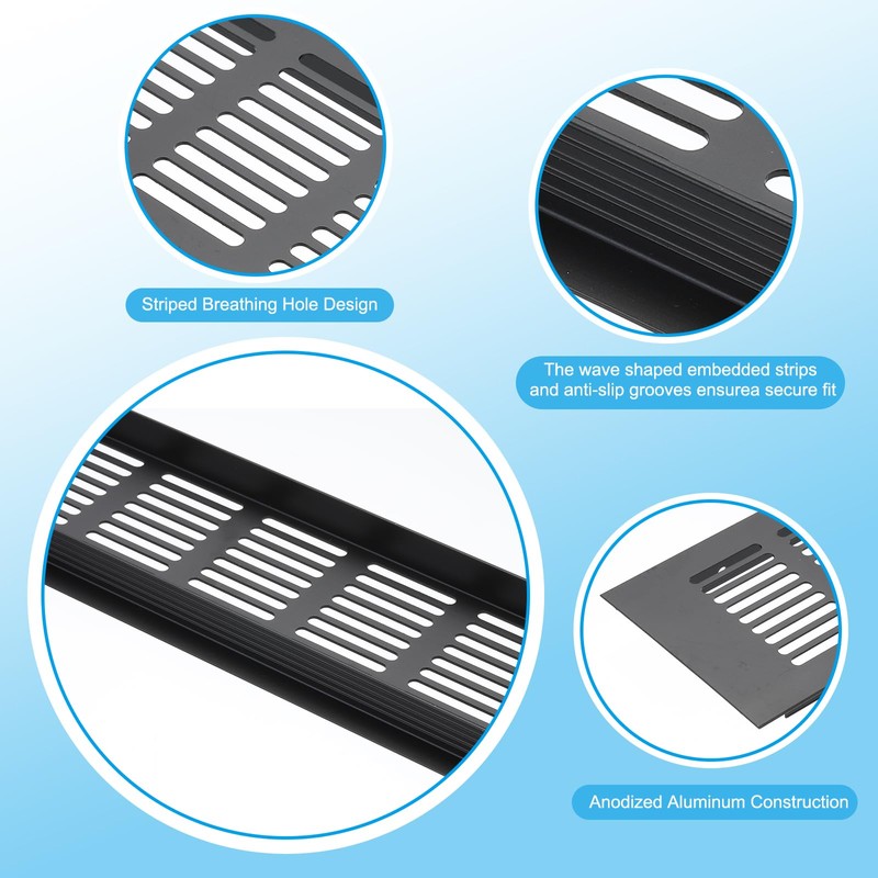 PATIKIL 6 x 3.2 Inch Door Air Vent Cover, 3pcs