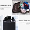 CPCOIN Travel Neck Pillows for Airplanes Stuffable Neck Pillow for