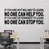 Inspirational Quotes Wall Decals for Office: Motivational Positive Vinyl Art