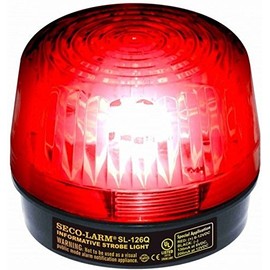 SECO-LARM SL-126Q/R Red Security Strobe Light