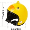 GUAGLL 2PCS Chicken Helmet Decorative Hat Interesting Pet Decorative Accessories