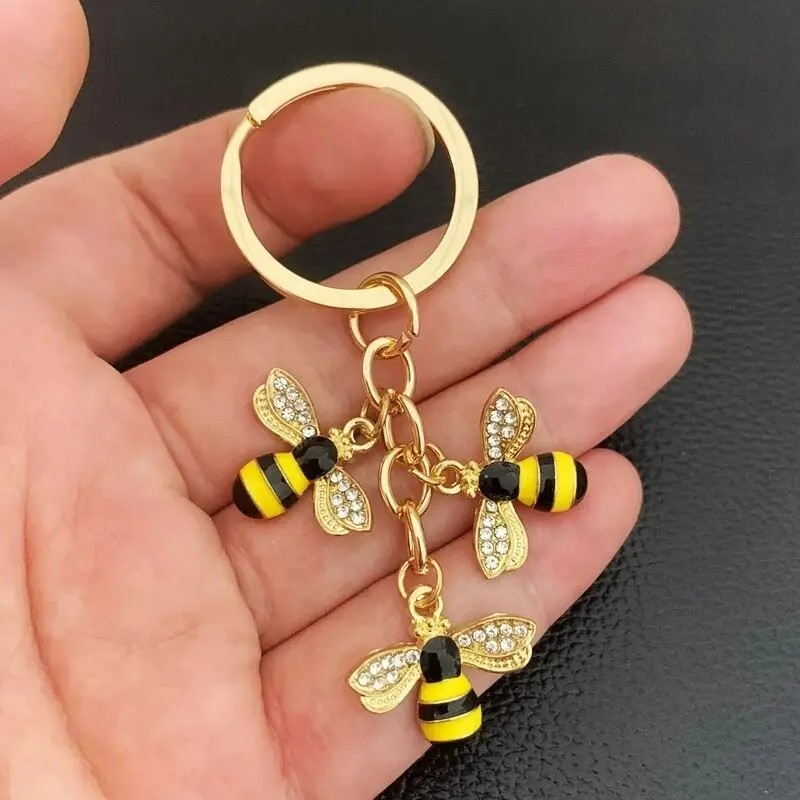 Llavero Amante De Las Abejas Abeja Panal Miel Insecto