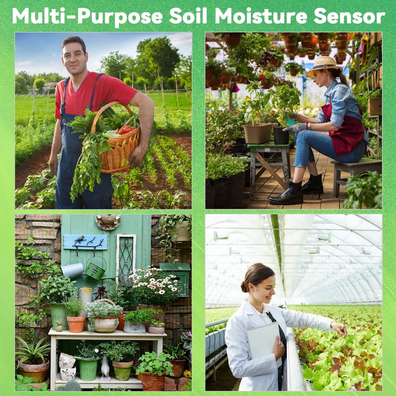 6PCS Soil Moisture Sensor LM393 3.3V-5V Soil Hygrometer Detection Sensor