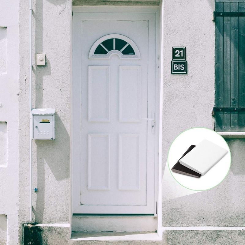 Jetec 6 Peices Self-Adhesive Door Corner Seals, Gap Filler Seal
