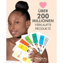 16 Combo Pack B Collagen Essence Full Face Mask Sheet - Sensitive Soothing, Anti-Acne, Nourishing, Cleansing Korean Face Mask - Natural Skin Care Spa Face Mask