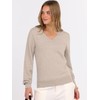ANRABESS Womens Long Sleeve V Neck Sweaters 2025 Fall Casual