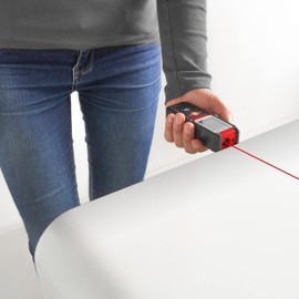 Einhell TC-LD 25 Laser Measure Device | Digital Distance Tape Meter - Tool For Measurement Of Lengths (Upto 25m), Areas and Volumes | Includes Storage Case