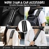 JDDRY Bling Rhinestone Seat Belt Cover, Two-Tone Diamond Sparkle Shoulder
