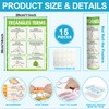 15Pcs Math Posters 14x11In Geometry Posters for Middle School Angles