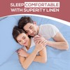 Superity Linen Full Fitted Sheet - Soft and Comfortable Bed