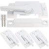 Angoily 4Pcs Sliding Window Sash Locks Window Latches Replacement Sliding