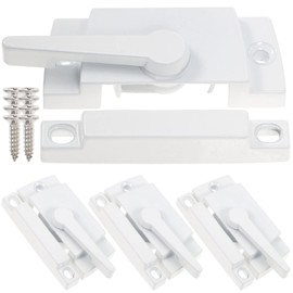 Angoily 4Pcs Sliding Window Sash Locks Window Latches Replacement Sliding Window Locks for Double Hung,Window Vertical and Horizontal Sliding Windows Security
