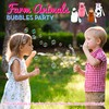 4E's Novelty Farm Animals Bubbles - Pack of 24 -