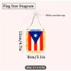 PUERTO RICO MINI BANNER FLAG GREAT FOR CAR & HOME