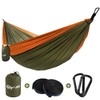 Glymnis Camping Hammock for 2 Person Nylon Lightweight Portable Double