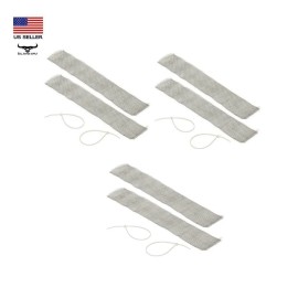 Homewerks 6-PACK Stainless Mesh Lint Traps for Washing Machine Drain Hose End Catch
