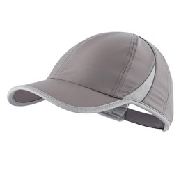 Connectyle Unisex Running Cap, Quick Drying, UPF 50+ Baseball Cap, Breathable, Lightweight, Reflective Striped, Sports Hat, gray (dark gray), Free size