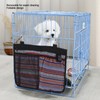 Pet Cage Storage Bag Multicolor Removable Canvas Dog Cage Hanging