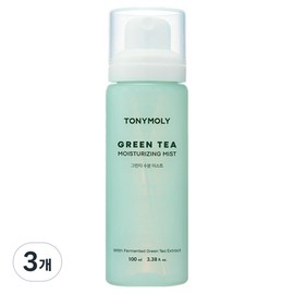 Tony Moly Green Tea Moisture Mist, 3, 100ml / 토니모리 그린티 수분 미스트, 3개, 100ml