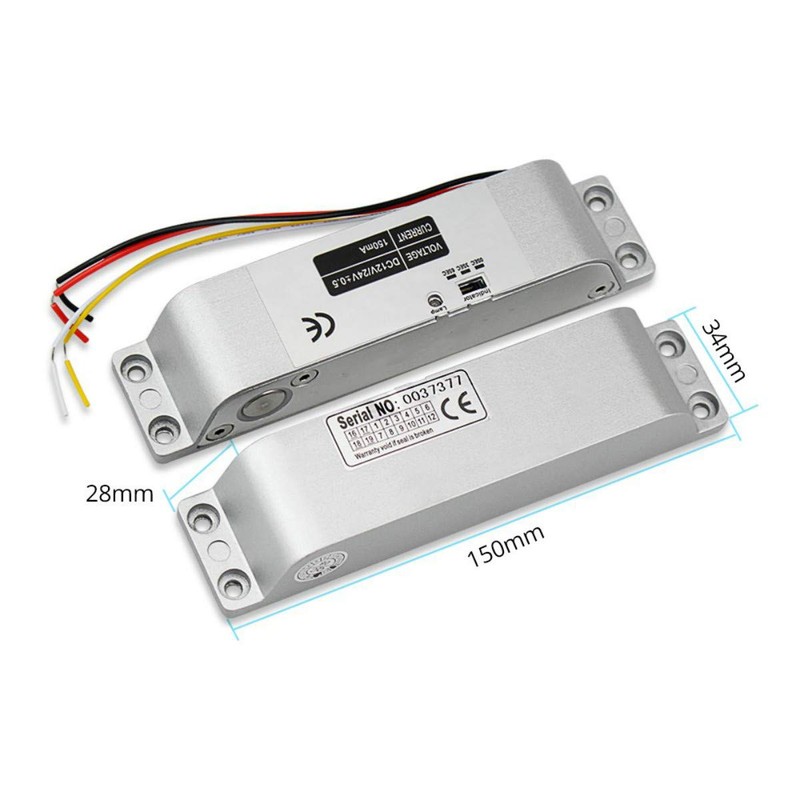 Electric Lock Drop Bolt Lock Fail Safe DC 12 V