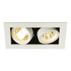 SLV Ceiling Build-In Spotlight Kadux 2 Downlight, 2 x GU10/230