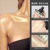 HOSAILY Body Glitter Spray - Silver Body Shimmer for Face,