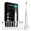 NBGRLVS Rechargeable Sonic Electric Toothbrush for Adults with 10 Brush