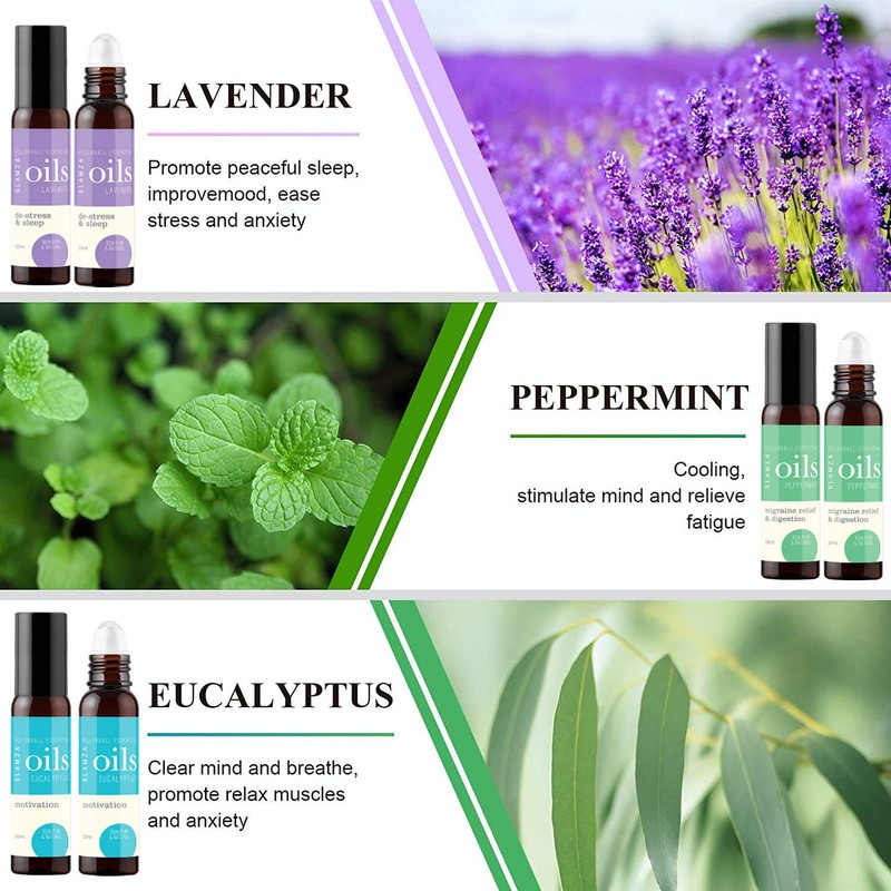 Essential Oil Set GLAMZA 100% Natural Oils - Set of