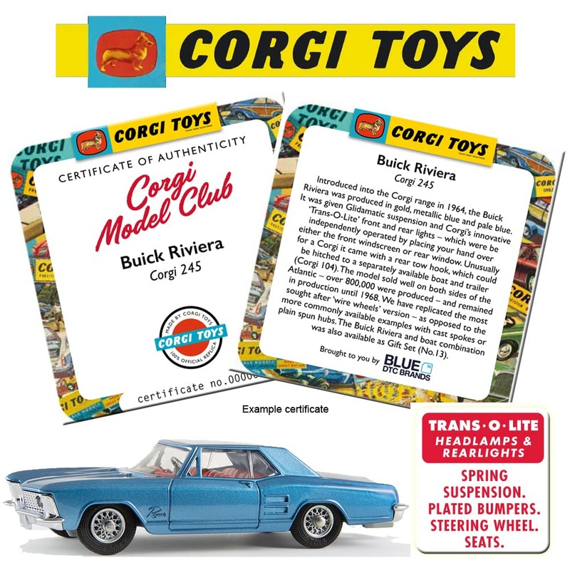 Corgi Model Club 245 - Buick Riviera