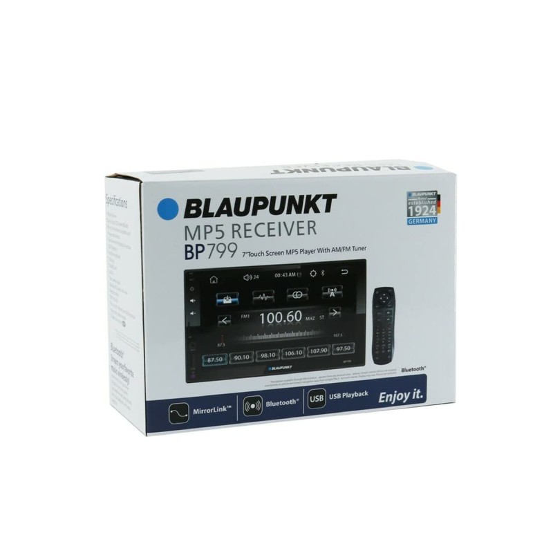 Blaupunkt Compatible with Apple CarPlay and Android Auto Car Stereo