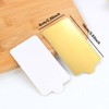 YYaaloa YYaaloa Mini Rectangular Golden Cake Boards Mousse Cupcake Base