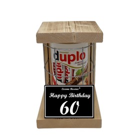 Duplo Bar - Emergency Reserve - Metal Grille - (10 x 18.2 g) Happy Birthday 60 - 60th Birthday Gift