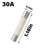 Aitruman 30 Amp 250V Fast Blow Ceramic Fuse 6x30mm (10Pack)