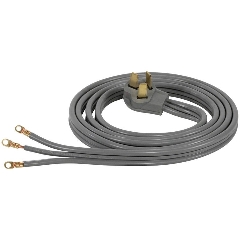 Certified Appliance Accessories 50-Amp Appliance Power Cord, 3 Prong Range