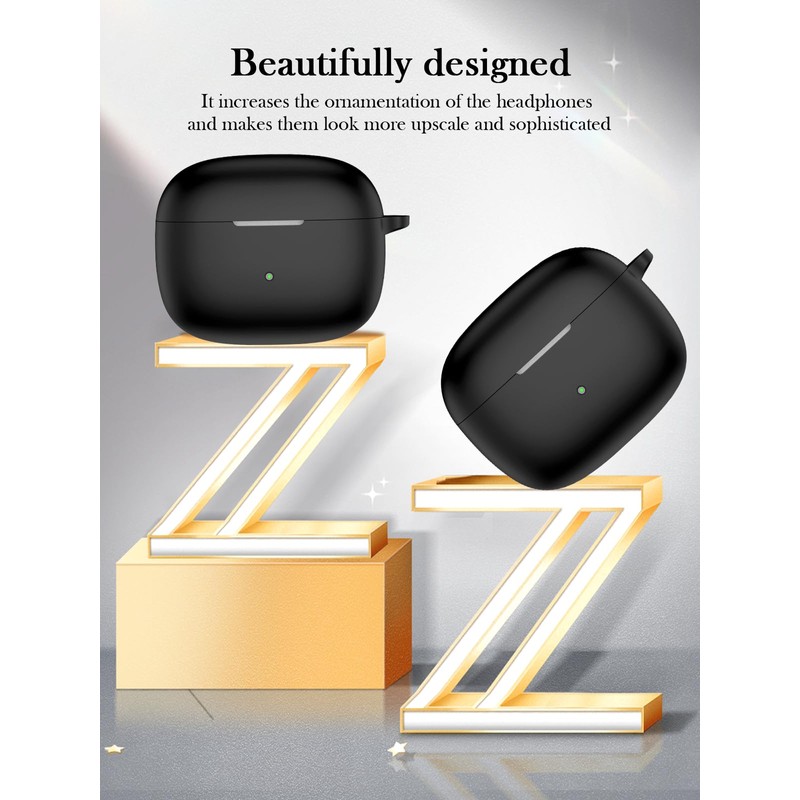 Case for Bowers & Wilkins Pi8 Wireless Earbuds,Soft Protective,Shockproof, BOVUGAC