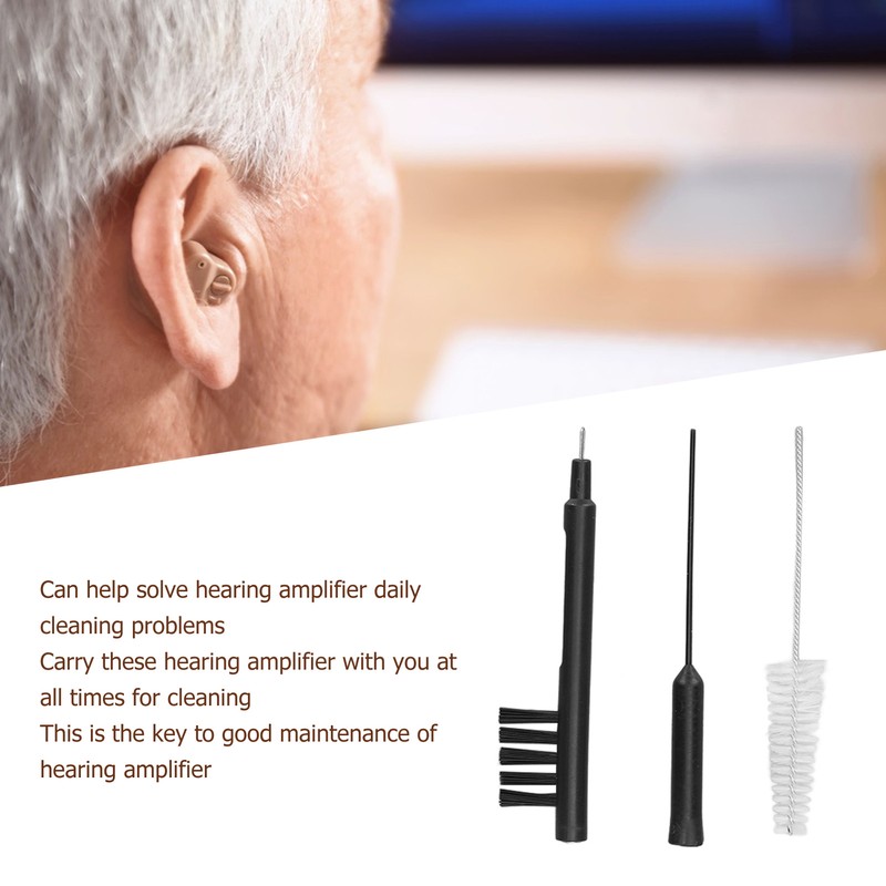 Hearing Amplifier Cleaning Brush Hearing Amplifier Cleaner Brush Kits with