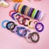 Telephone wire hair accessory hair tie curly rubber band spring collar high elasticity / 전화선 헤어악세사리 머리끈 꼬불이 고무줄 스프링 칼라 고탄력