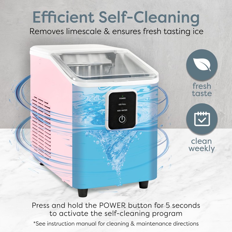 Igloo Self-Cleaning Countertop Ice Maker - Compact and Portable -