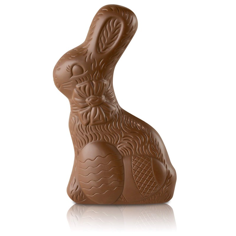 Russell Stover Milk Chocolate with Peanut Butter Flatback Rabbit, 7