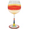Maturi Hand Painted Stripe Gin Glass, 625ml, Gift Boxed